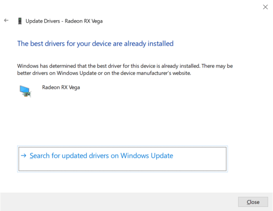 Walk Thru: Updating/Changing a Driver on Windows 10 Manually with ...